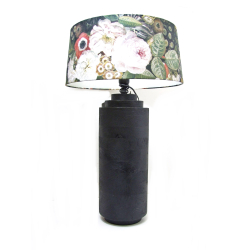 Lampa nocna Lampka stołowa drewniana 73cm
